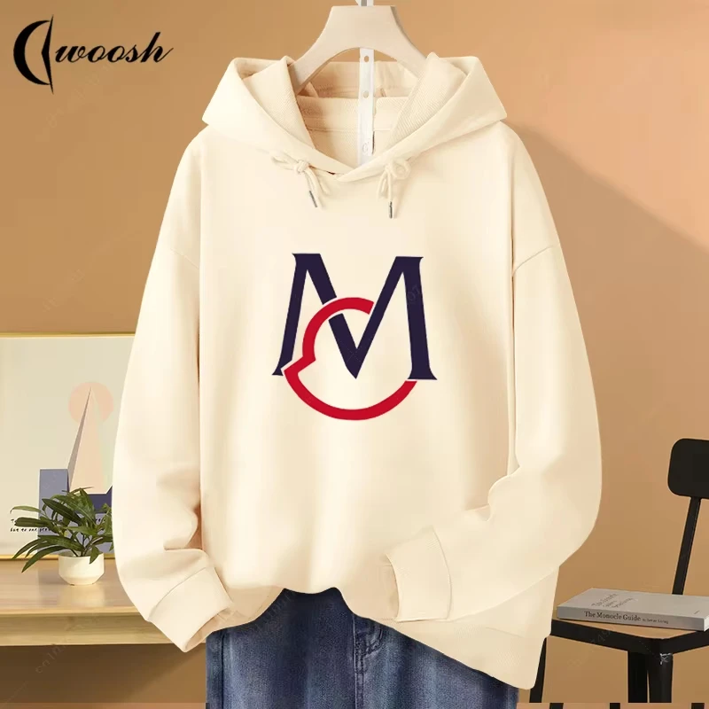 Korean Luxury Brand Fashion Pullover Graphic Print Graphic Tops Women Clothes Cotton Streetwear Plus Men Hoodies Free Shipping