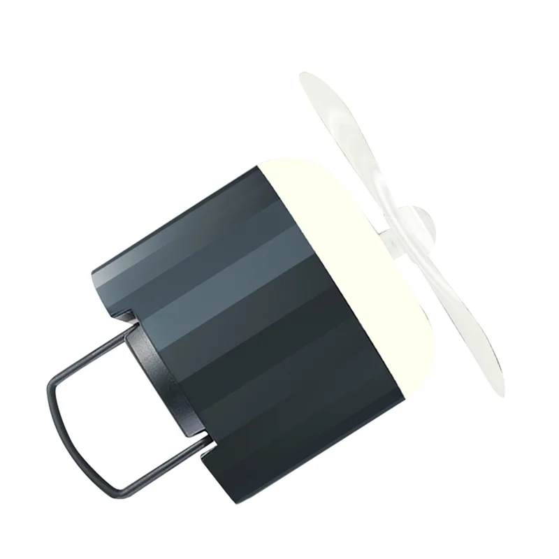 ABJY-مروحة التخييم ضوء مروحة قابلة للشحن USB بالطاقة مروحة مع ضوء وخطاف خيمة مروحة للتخييم مروحة طاولة متعددة الوظائف