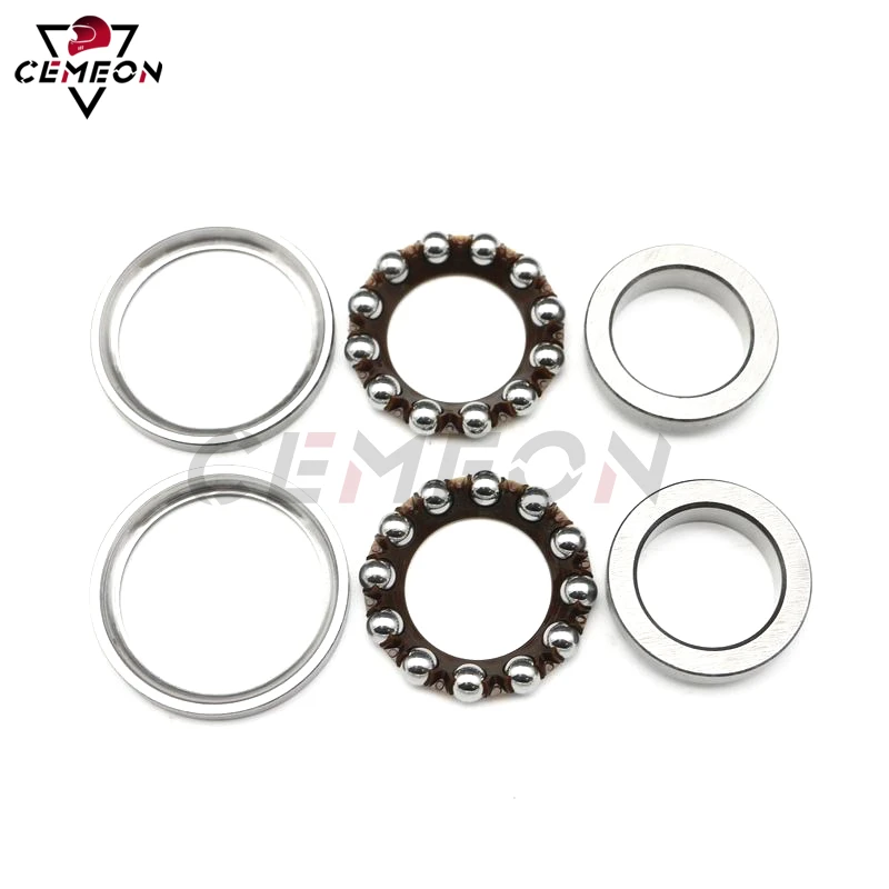 For Yamaha XVS1300CU XVS1300 XVS1300A XVS 1300 A V-Star Classic  Motorcycle Steering Bearing Pressure Ball Bearing Wave Plate