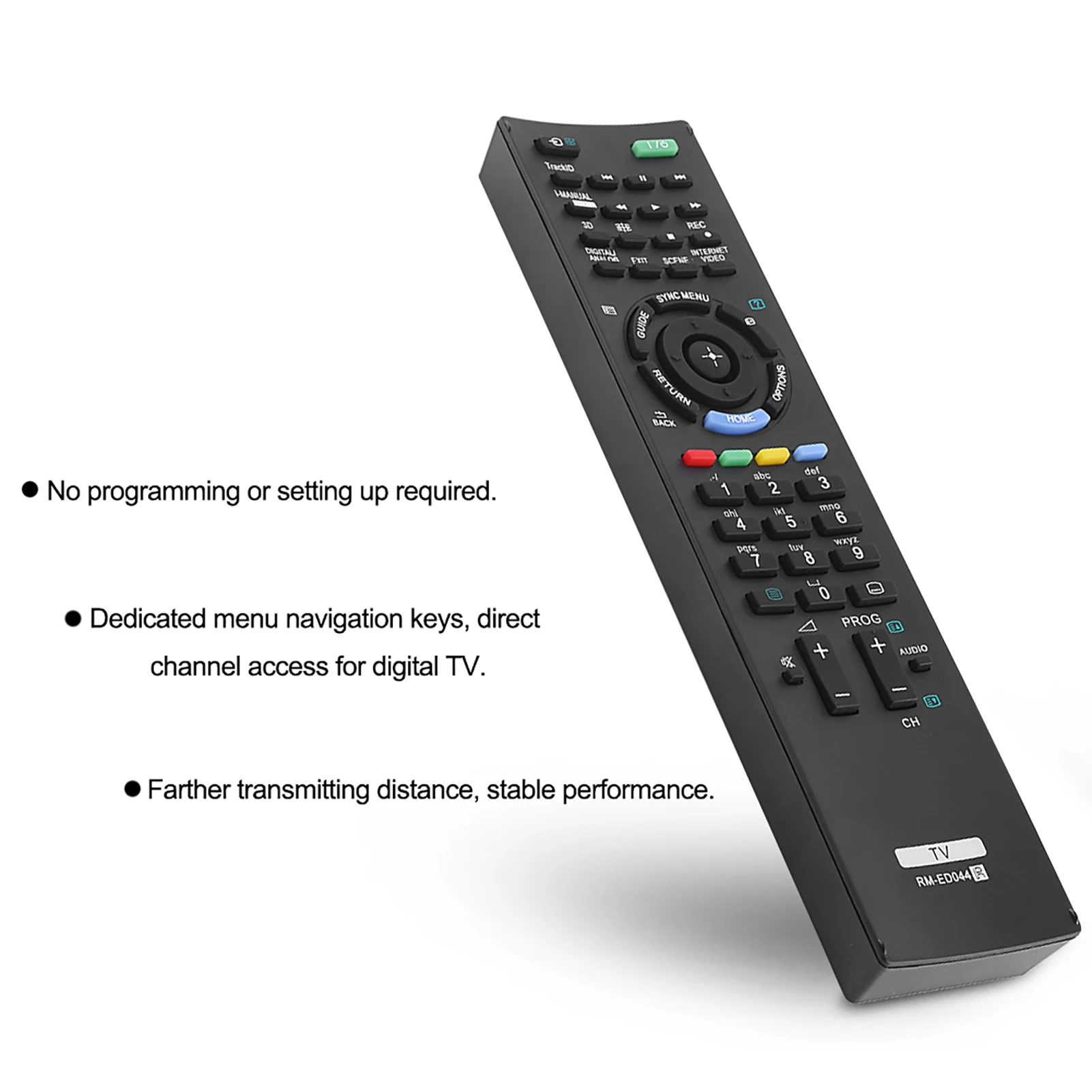 Portable Remote Control Replacement for Sony RMED044 Television Controller Digital TV Remote Control Smart TV Controller Not Bat