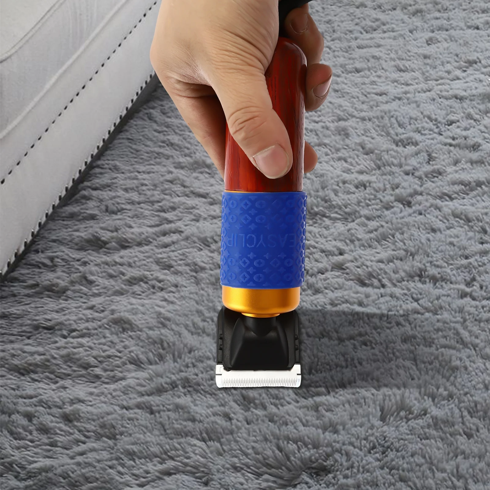 Carpet Trimmer With Shearing Guide, Carpet Shears, Low Noise Vibration Rug Trimmer, Carpet Carving Clipper