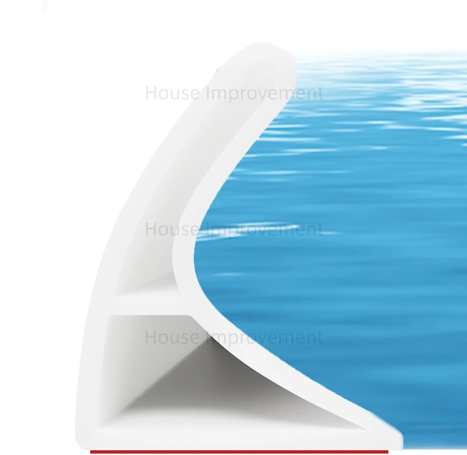 Shower Threshold Water Guard Dam Shower Water Stopper for Dry And Wet Separation Bathroom Kitchen Sink Bathtub No Leak Non-Slip