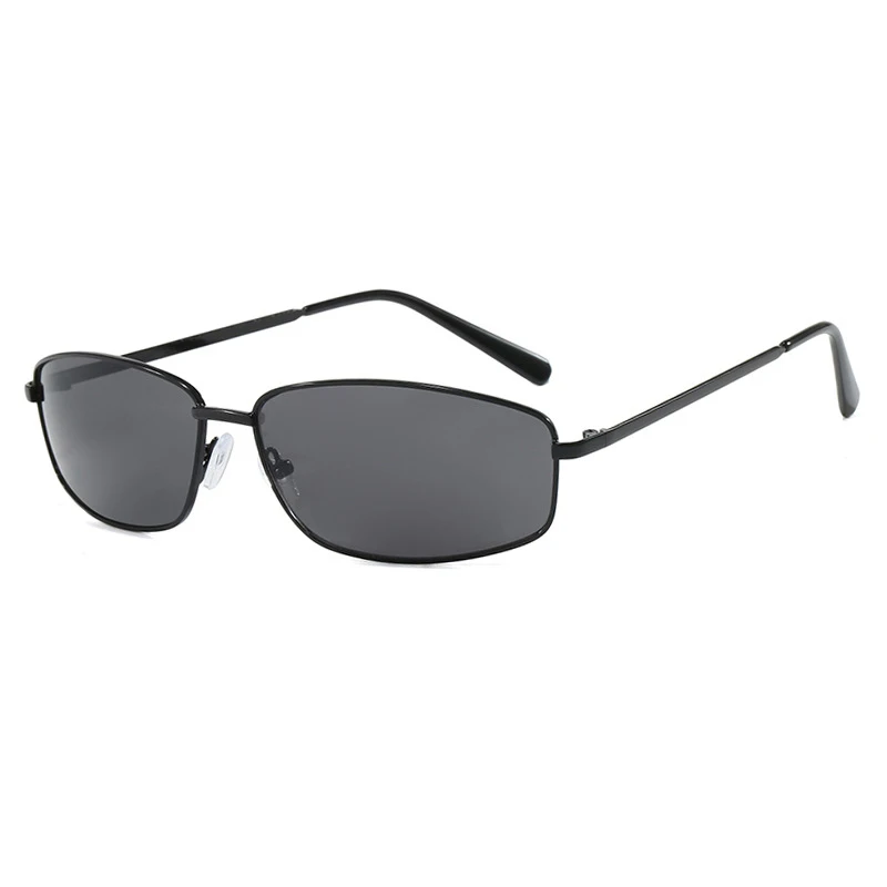 Vintage y2k Sunglasses Women Stylish Gradient Lens Outdoor Shades Trendy Luxury Brand Design Metal Frame Eyewear UV400