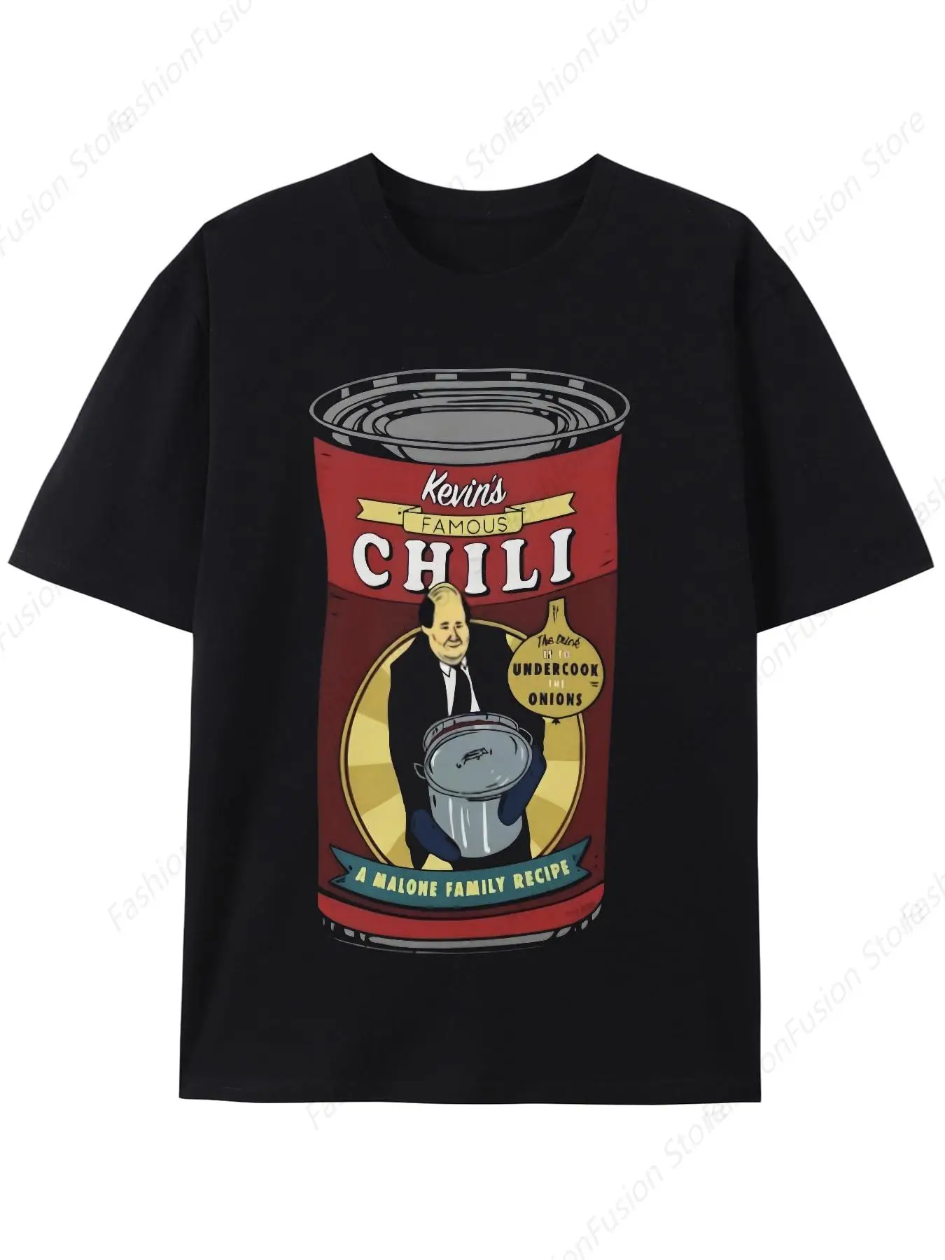 Kevin-Malones Famous Chili It's Probably What I Do Best Vintage T-Shirt Classic Movie Shirt Funny T-Shirt Cotton O-Neck Tee Top