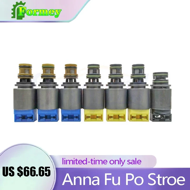 OEM ZF 6HP19 6HP26 Solenoid kit Transmission solenoid valve 7 PCS/SET 1068298044 suitable for BMW 128i X5 X4 and Audi S4-S8 A4