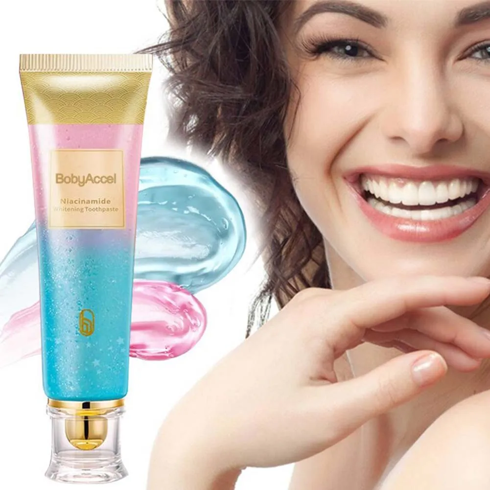نياسيناميد تفتيح الأسنان معجون الأسنان البلاك إزالة البقع إصلاح تسوس تقليل رائحة الفم الكريهة دائم مسحوق تبييض الأسنان الطازجة #2