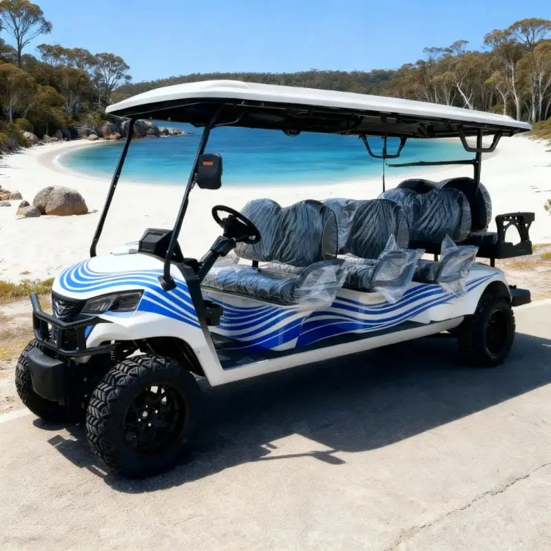 جميع الأغراض 4WD عربة جولف MMC مخصص عربة جولف كهربائية 4X4 محرك الألومنيوم الإطار CE معتمد 7000 واط عالية الطاقة 63 km/ساعة عربة جولف