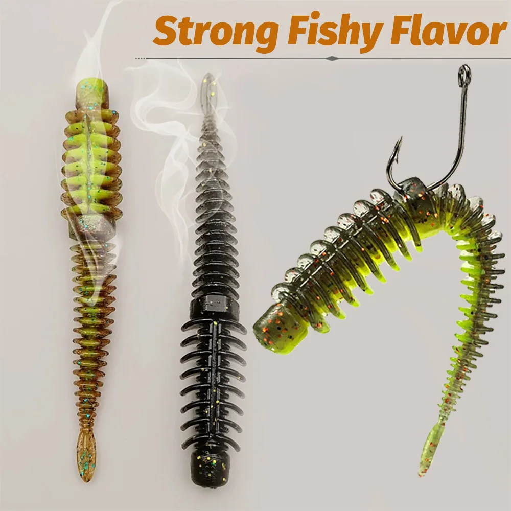 Señuelos Swimbait para carpa – Vinilos TPE con anzuelo Jig Head - imagen 4