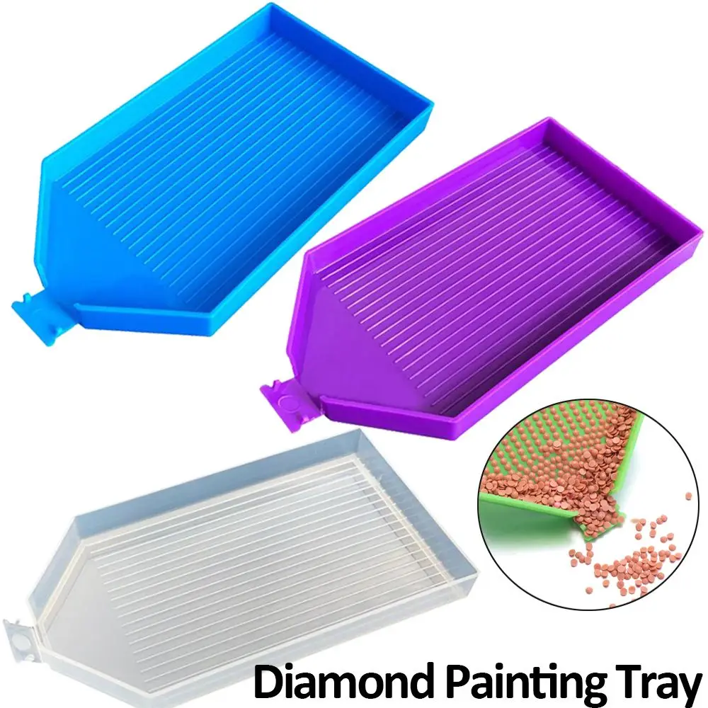 لوحة بلاستيكية بسعة كبيرة للرسم الماسي ، ملحقات تطريز 5D تصنعها بنفسك ، لوحة حفر كبيرة #1