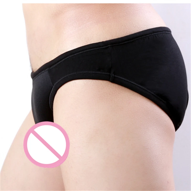 Panties For Crossdresser Transgender Men G-String Fake Vagina Underwear Breathable Thong Hidden JJ Knicker Pseudo-girl Lingerie