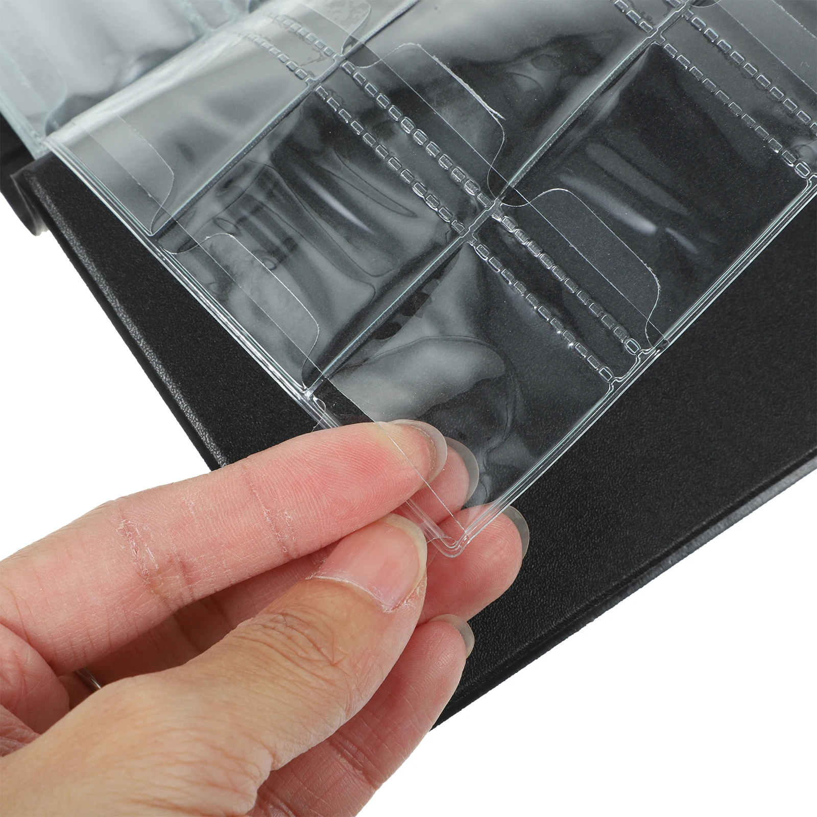 

PU Coin Album 250 120 Pockets Blue Hard Cover Badge Token Book Storage ganizer Commemorative