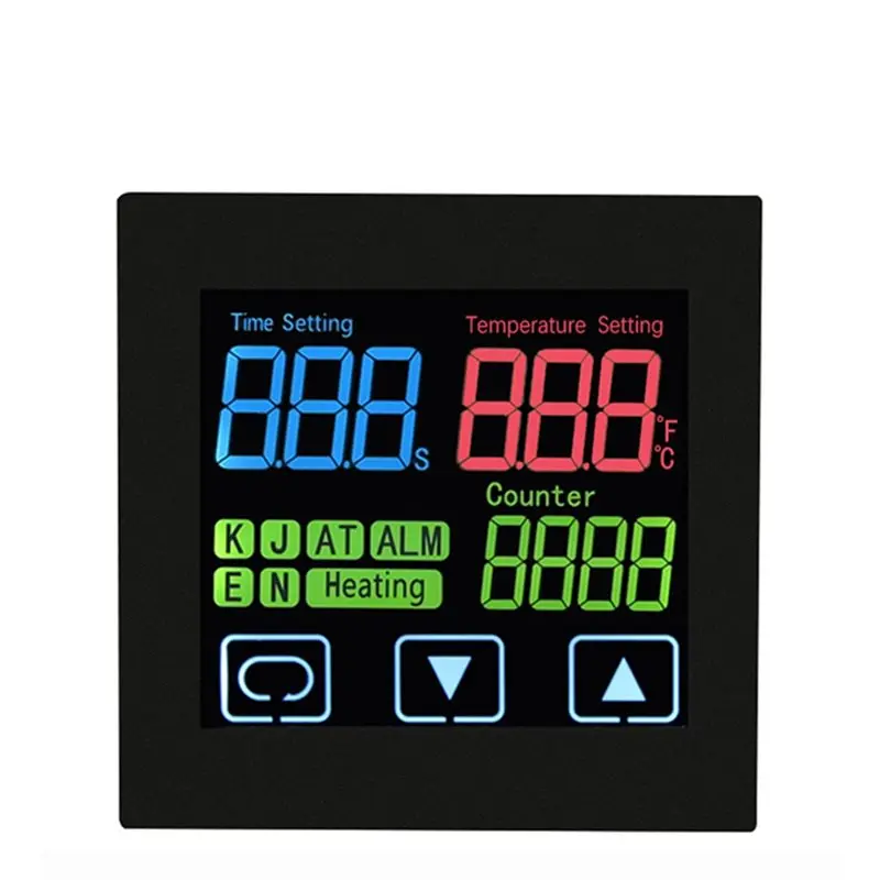 Termostato per pressa di calore ABEZ 40A SSR con timer e contatore Regolatore di temperatura PID per stampa a caldo