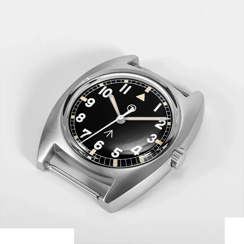 Rdunae retro militär uhr ra02 316l edelstahl leuchtend k1 mineral kristall wasserdicht mode freizeit 36mm quarzuhr