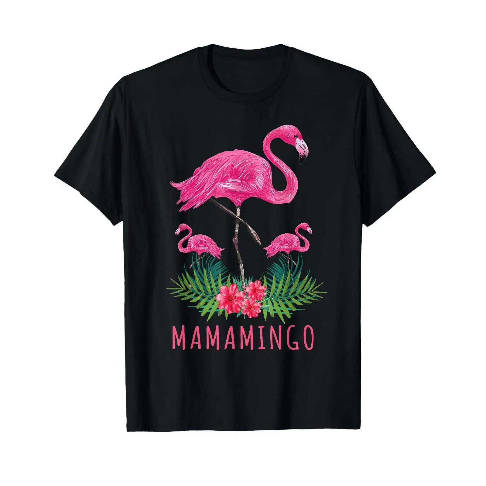 Camiseta Mamamingo con diseño de flamenco y niños, divertida para el Día de la Madre, estilo vintage lavado, elástica, de moda urbana, ligeramente suave