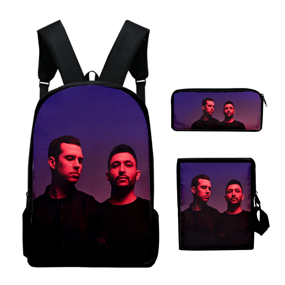 Classic Novelty Funny SLANDER 3D Print 3pcs/Set pupil School Bags Laptop Daypack Backpack Inclined shoulder bag Pencil Case
