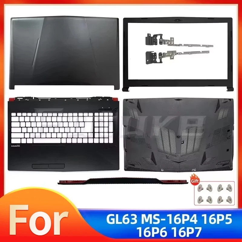 

Аксессуары для ноутбуков GL63 8SC 8RB 8RCS 9SE 9SD MS-16P7 MS-16P8 MS-16P5 MS-16P4 Задняя крышка ЖК-дисплея Передняя панель Упор для рук Нижняя часть