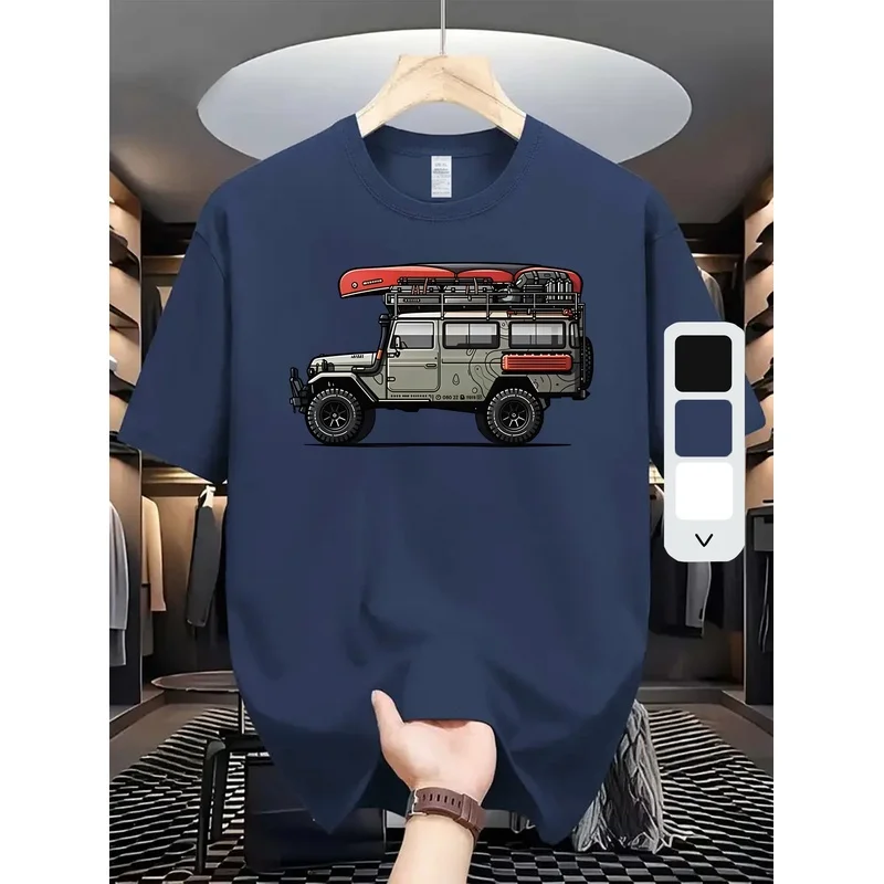 Men's T-shirt, New Men's Summer Short-sleeve
