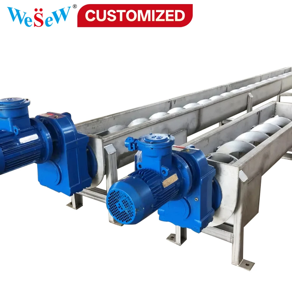 

Customized Screw Conveyor Automatic Shaftless Screw Conveyor Tubular Winch Integrated Sludge Conveying And Filter Pressing Equip