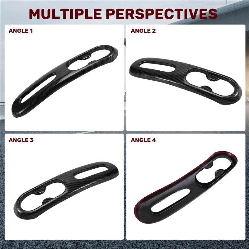 

Car Water Cup Holder Panel Trim Cover Handbrake Sticker Interior For Fiat 500 2011 2012 2013 2014 2015