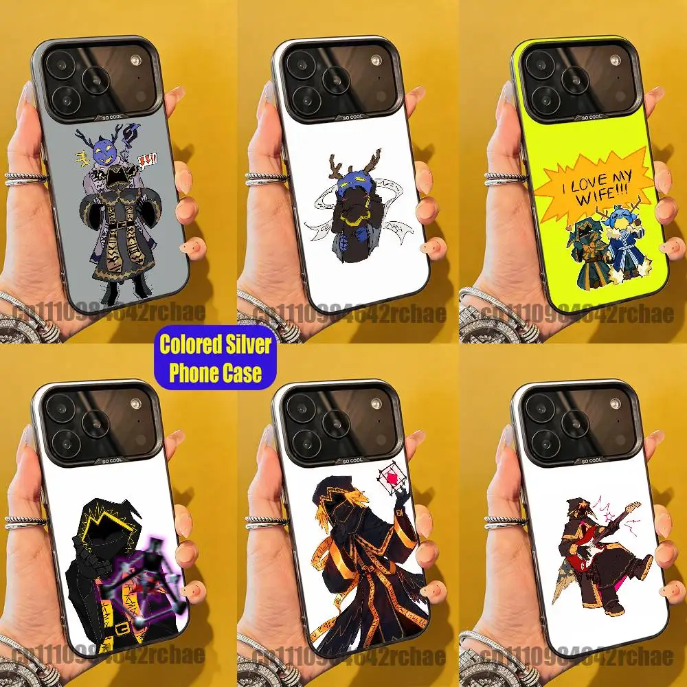 For Dusekkar F-Forsaken Taph Phone Case For iPhone 15 16 12 14 13 17 11 E Mini Plus Air Pro Max Grey Silver Cover