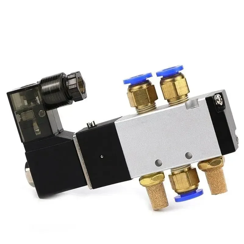 5Way 2 Position Airtac Electric Solenoid Valve 4V210-08 1/4