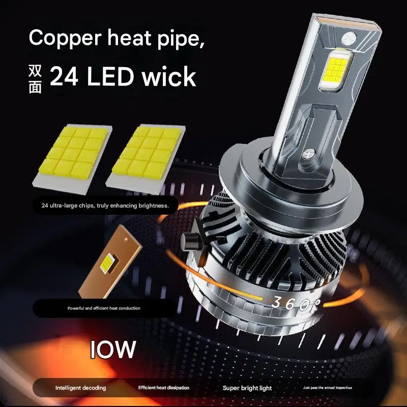 100W LED Headlight Bulbs H4 H7 9005 Motorcycle Auto Lamp Super Bright Headlight Bulb Universal Retrofit 12V Motorbike Car Light