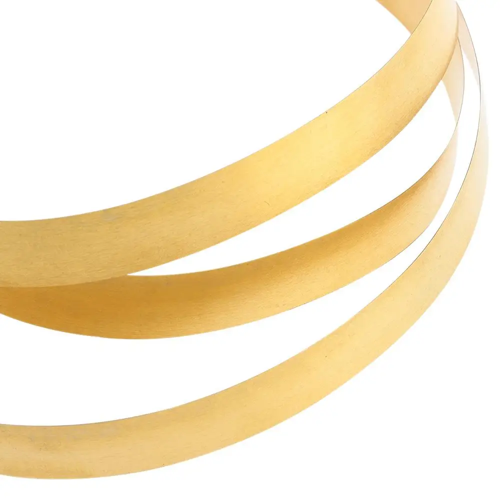 Durable 1000mm x10mm Brass Sheet Roll Yellow Metal Foil Plate Gold Film Wire Jewelry Making DIY