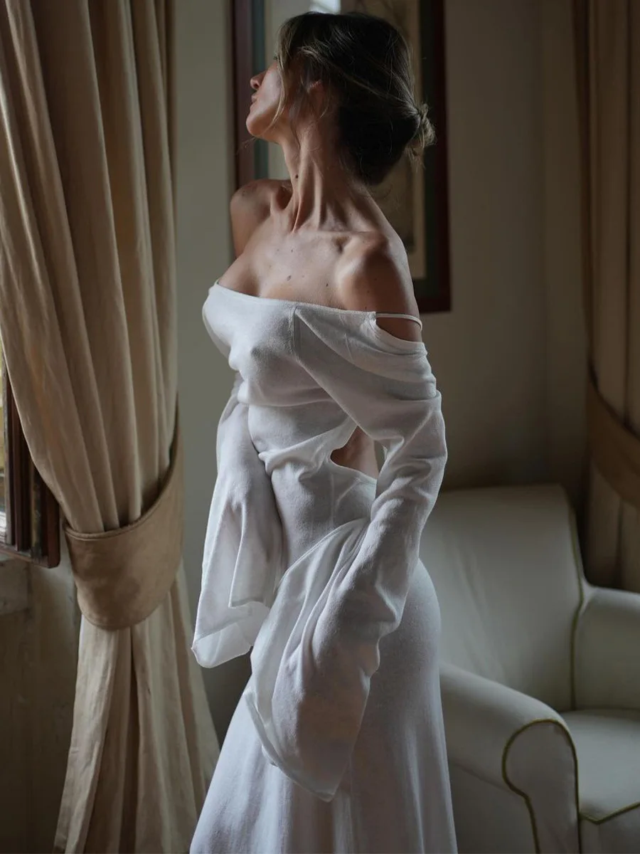 

Сексуальное трикотажное длинное платье Bal для Vaion, осень-зима, V-ne Long Sve, женское платье из полиэстера Faion Dr