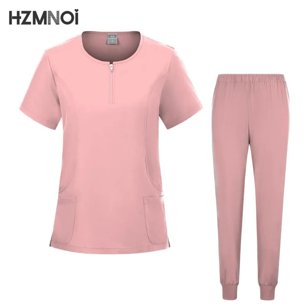 Vêtements de travail unisexes multicolores, uniforme d'infirmière médicale à élasticité douce, ensemble de gIslande pour médecin hospitalier, uniforme de propordentaire buccale pour femmes et hommes