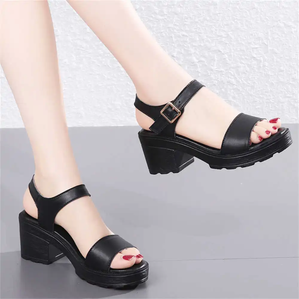 Natural Cowhide 34-40 Lace-up Sneakers Casual Woman Blue Shoes Granny Sport Shuse Industrial Sewing Daily Twnis view 3