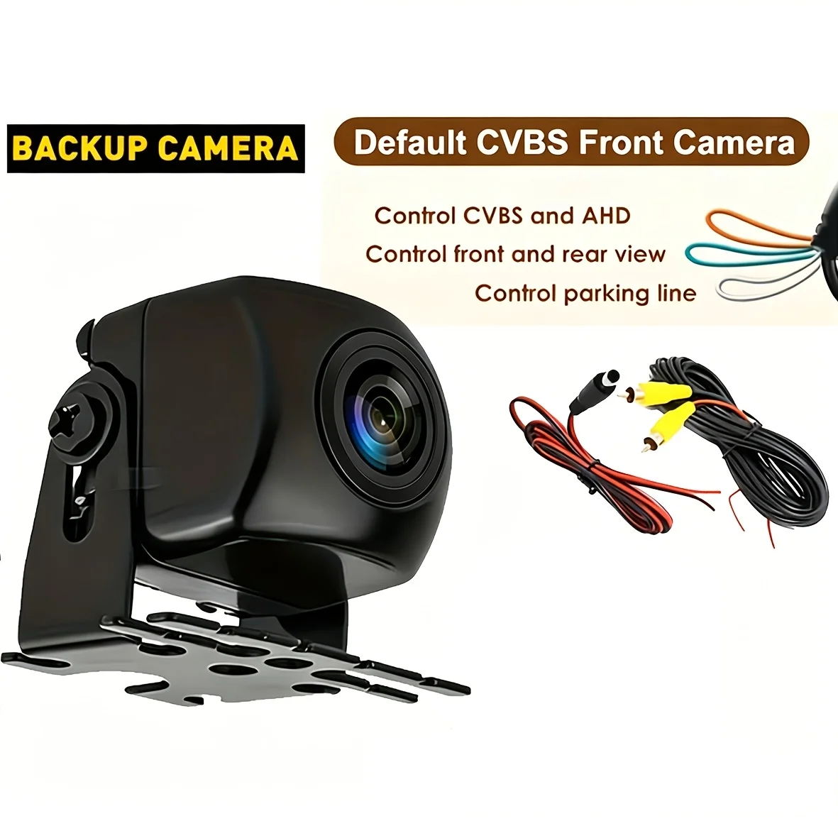 Rearview Camera for Vehicles, Backup Camera System,Supports AHD/CVBS, Universal Suitable for Sedans, Light Trucks, SUVs, and RVs