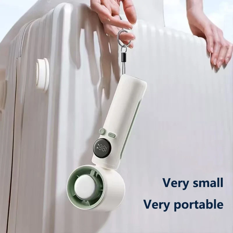 Xiaomi Handheld Highspeed Electric Fan 100 Wind Power Infinitely Adjustable Speed Convenient Turbo Fan 4000mah Chilling Function