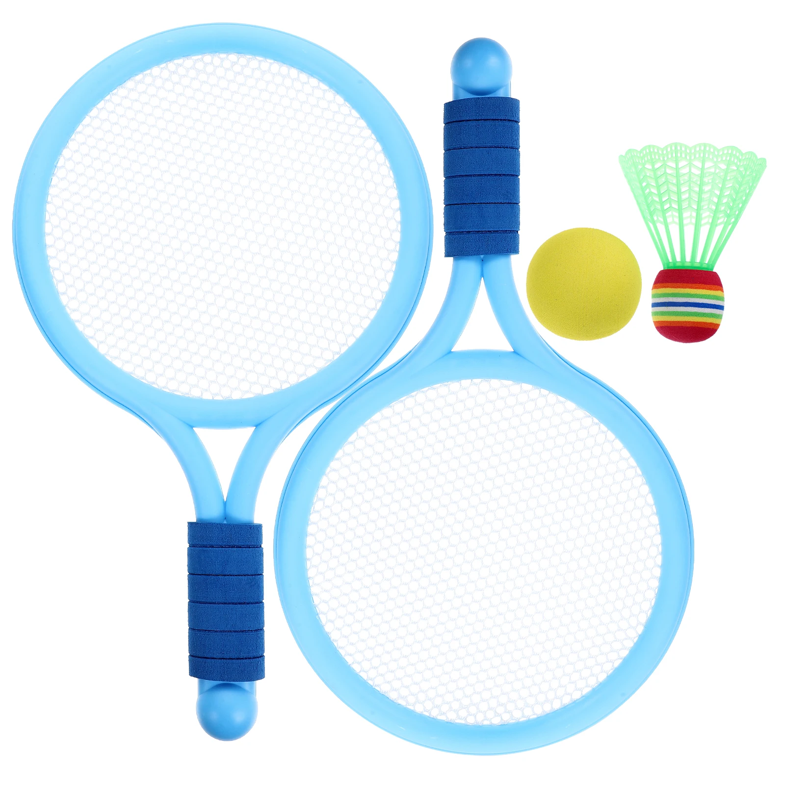 

2Pcs Tennis Racket Durable Practical Kids Outdoor Sports Activity Children Baby Scalable Pocket Fitness Equipment Toys