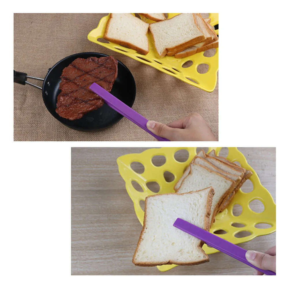 

3PCS Food Ice Tongs Non-Stick Heat Safe Cooking Cooking Tongs BBQ Party Buffet Ice Serving Tools
