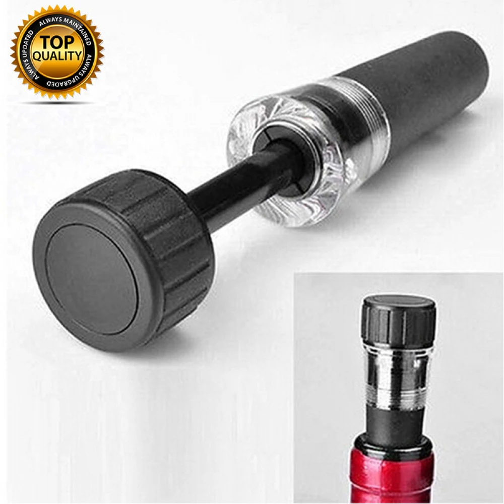 Multi-function Wine Stopper with Vacuum Pump Wine Stopper Preserver Vacuum Sealed Saver Bottle Stopper Wine Accessories Bar Tool