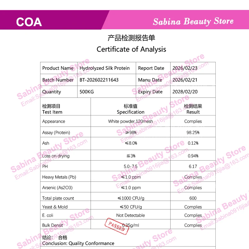 Hot Supply 99% Hydrolyzed Silk Protein Powder ,Silk Fibroin for Moisturizing, Brightening and Improving Skin Perception