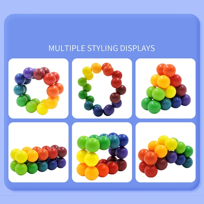 Boule perles en plastique Durable, jouet Puzzle à presser, pour soulager le Stress, l'anxiété, bureau, jeu sensoriel