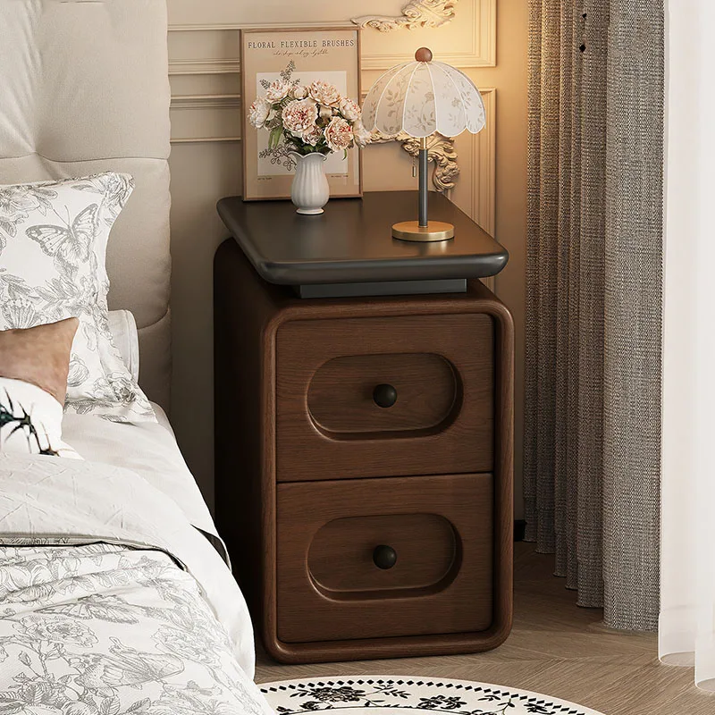 style Decorative Nightstand Italian Industrial Bedside Table Minimalist Apartment Mesa Cabeceira Storage Bedroom Furniture
