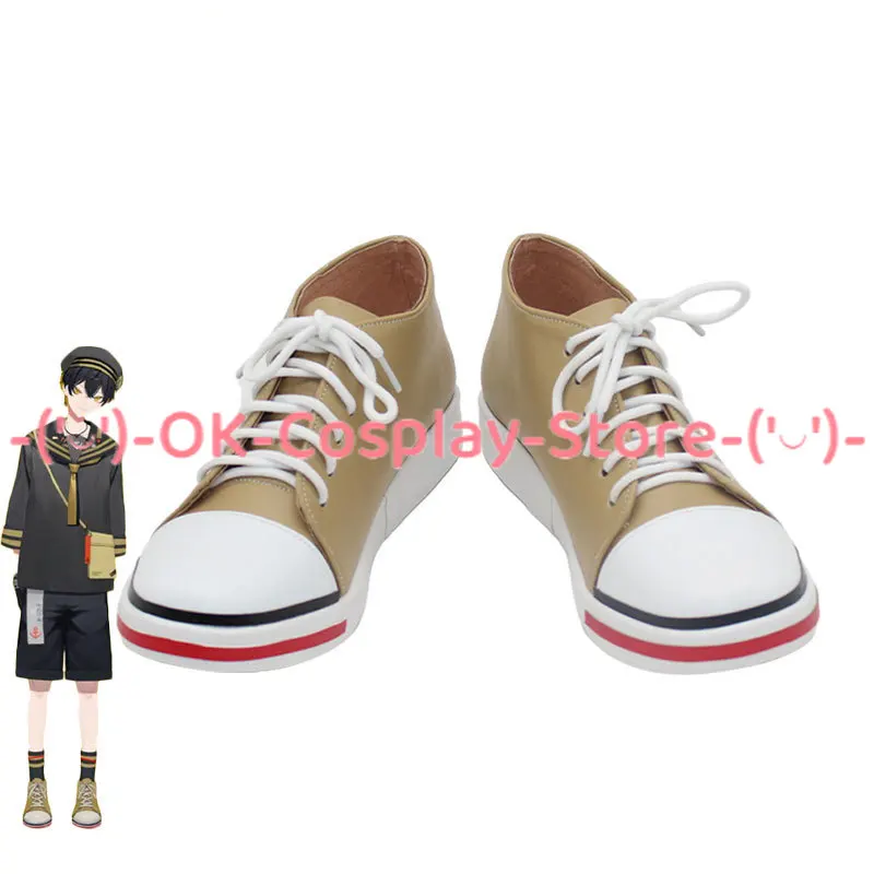 

Yatogami Fuma Cosplay Shoes Vtuber Cosplay Props Halloween Carnival Boots PU Shoes Custom Made