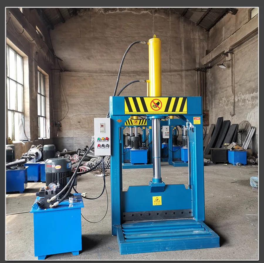 Large Tonnage Vertical Hydraulic Guillotine Mixing Rubber Hydraulic Rubber Cutting Machine Tire Hydraulic Cutting Machine