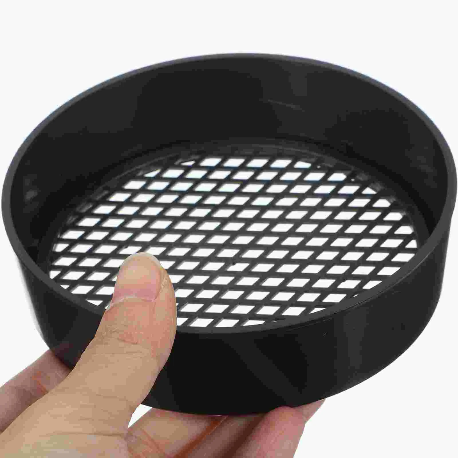 3 Sets Soil Sieve Planting Filter Plastic Plants Household Pan Classifier Garden Gadget Gardening Tool Primary School