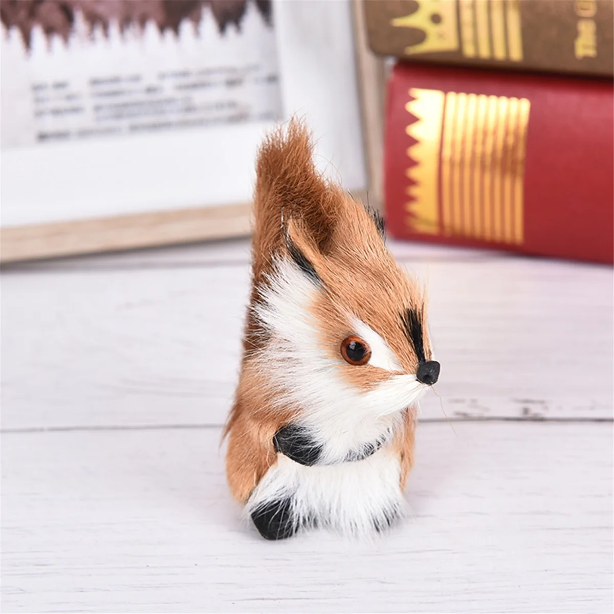 A71Z Simulated Squirrel Gift Animal Model Holiday Decoration