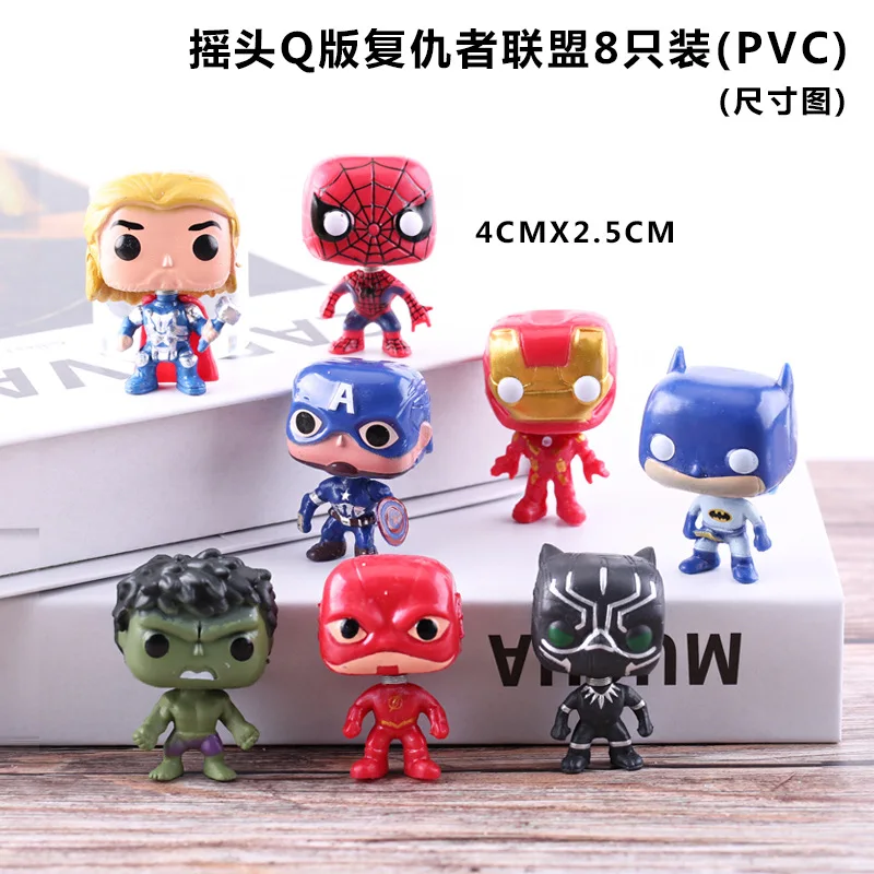 

8Pcs/Set Marvel Toys Action Figure Superhero Spidey and His Amazing Friends Collectible Model Doll Toys Gifts Kids Friends