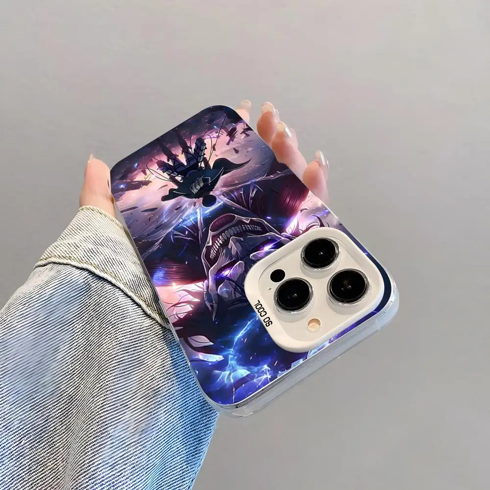 A-Attack On Titan Anime Phone Case For IPhone 17 Pro Max 15 Pro 16 14 Plus 12 13 Mini 11 Pro Shockproof Colorful Cover