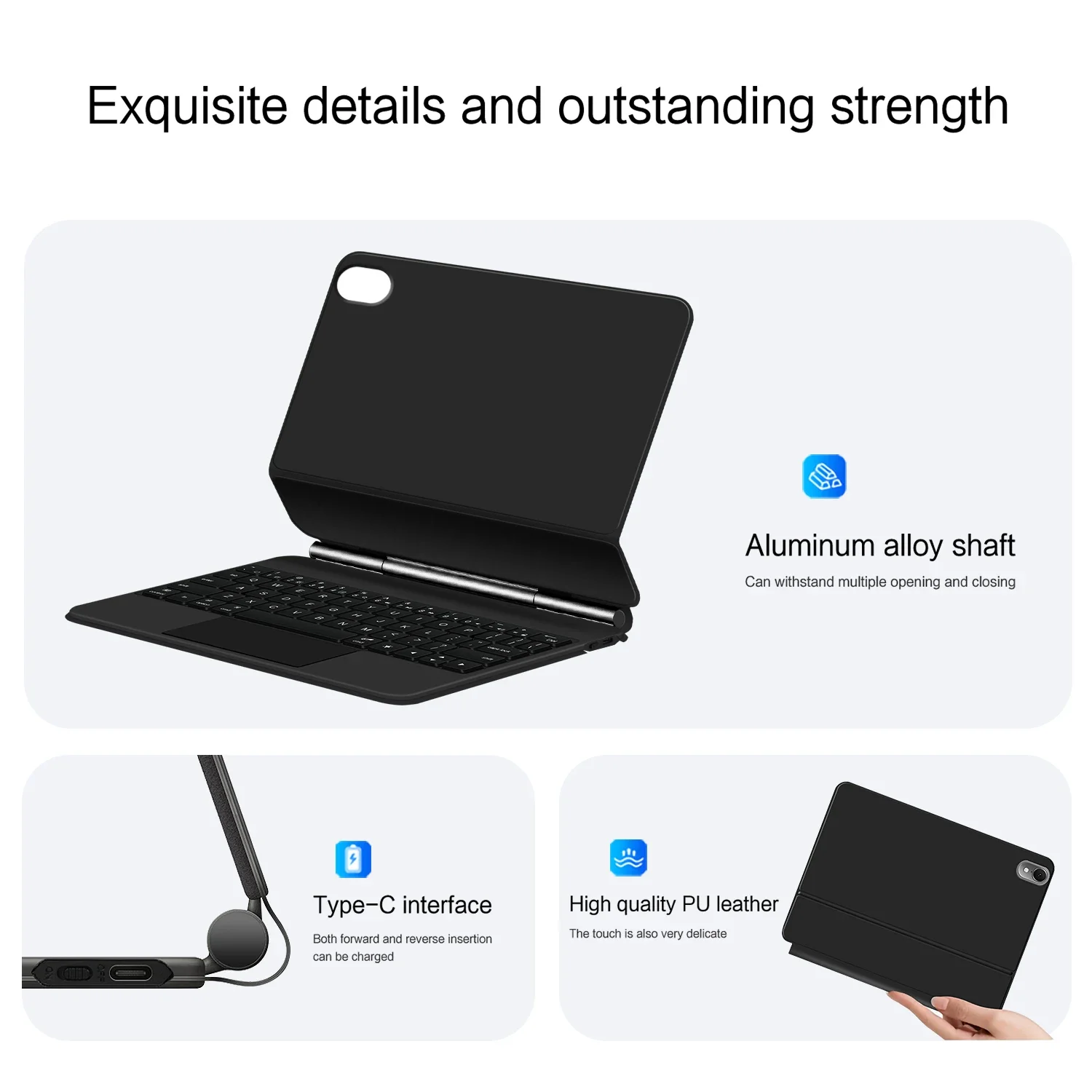 Backlit Magic Keyboard for Huawei MatePad Air 11.5 Inch 2023 Case Mate Pad Air 11.5 DBY2-W00 AL00 Tablet Smart Cover Folio