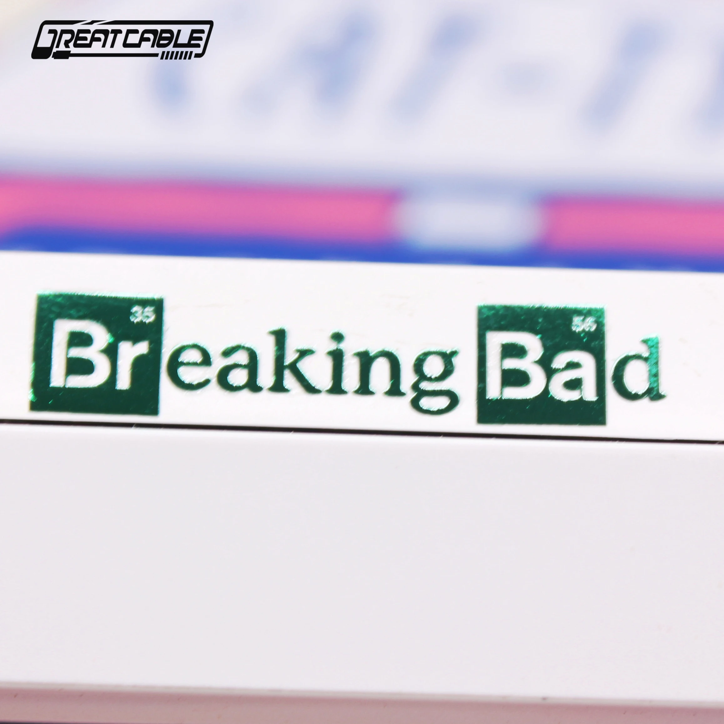 Breaking Bad Better Call SauMetal stickers, mechanical keyboards, nickel plated metal stickers, mobile phone stickers