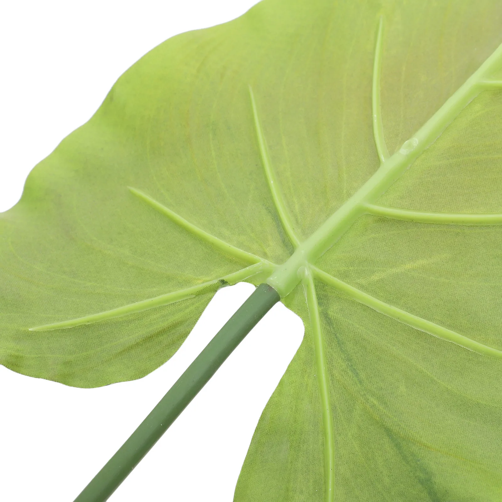 

2Pcs Artificial Alocasia Leaves Faux Greenery Leaf Stems Decorative Wedding Party Home Table Centerpiece DIY Fake Tropical