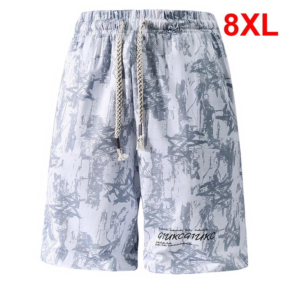 

Летние шорты для мужчин 8XL, большие размеры, дышащие, модные, повседневные, мужские шорты больших размеров 8XL