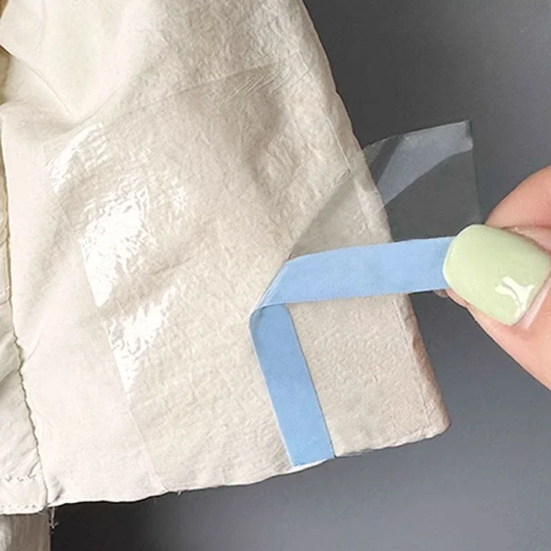 1-10 متر أسفل سترة مكافحة الأوساخ ملصق غير مرئية غير لاصق المتاح طوق بطانة سترة الأصفاد شفافة مكافحة وصمة عار قطعة أثرية