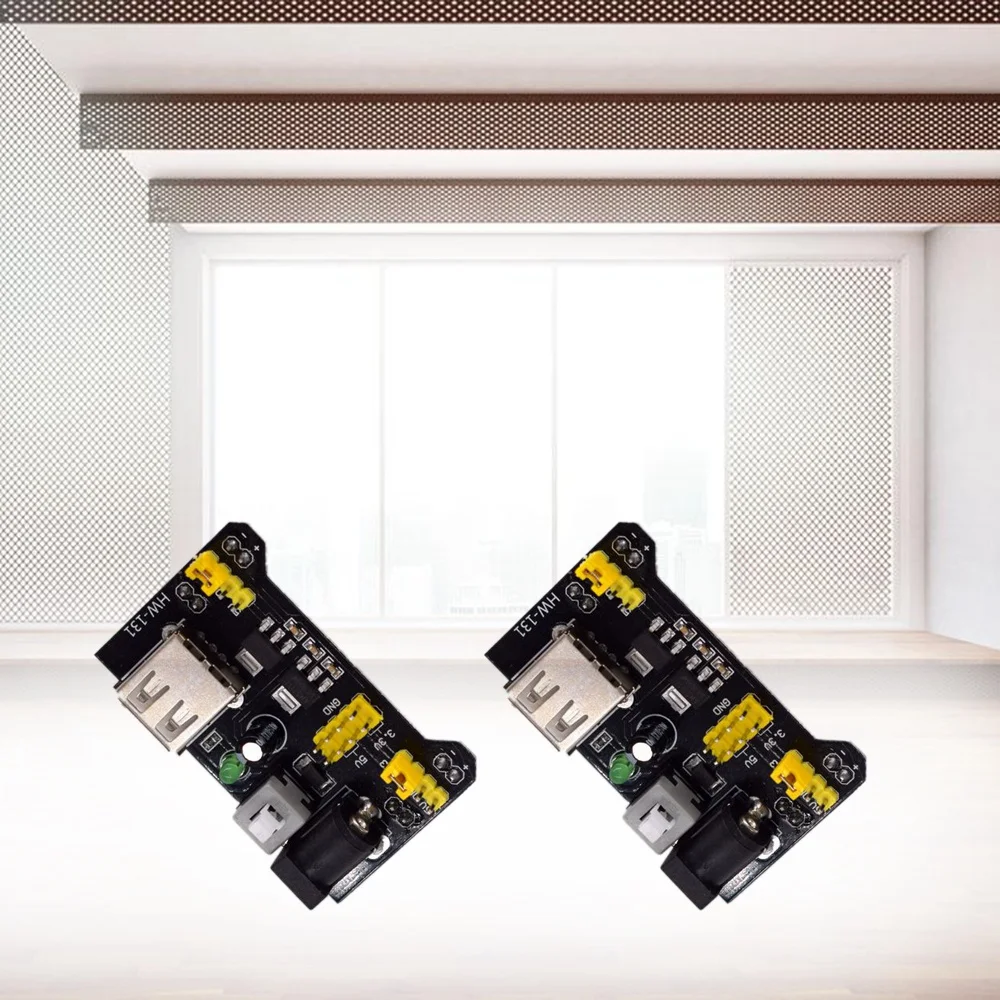 4Pcs HW-131 Breadboard Power Module Breadboard Special Power Module Compatible with 5 3.3V for Breadboards